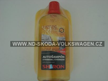 SHERON autošampon s voskem 500 ml + houba