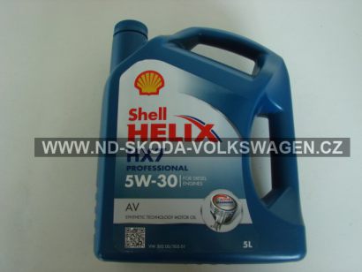 Motorový olej Shell Helix Diesel HX7 AV 5W-30 Plná syntetika 5L !  ,VW 502.00,505.00,505.01