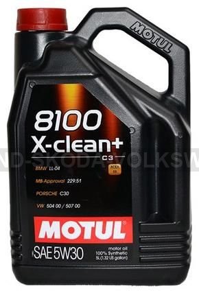 MOTOROVÝ OLEJ - MOTUL 8100 X-CLEAN+ 5W-30 (5L)