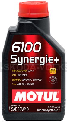 MOTUL 6100 SYNERGIE+ 10W-40 (1L)